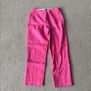 J. Crew Hot Pink Straight Leg Pants